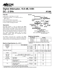 Datasheet AT-280 manufacturer M/A-COM