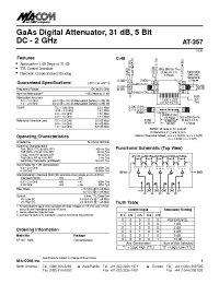 Datasheet AT-357 manufacturer M/A-COM