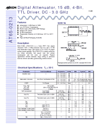 Datasheet AT65-0213TR manufacturer M/A-COM