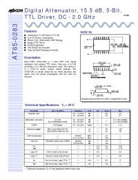 Datasheet AT65-0283TR manufacturer M/A-COM