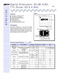 Datasheet AT90-0106-TB manufacturer M/A-COM