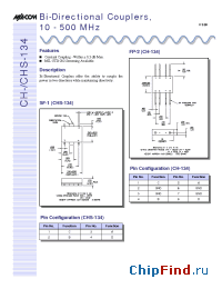 Datasheet CH-134 manufacturer M/A-COM