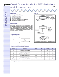 Datasheet DR65-0001TR manufacturer M/A-COM