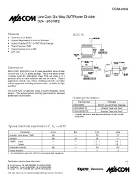 Datasheet DS56-0005-RTR manufacturer M/A-COM