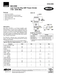 Datasheet DS56-0006-RTR manufacturer M/A-COM