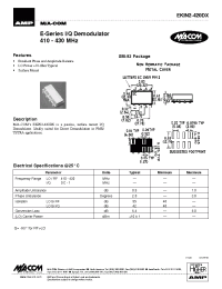 Datasheet EKIN2-420DX manufacturer M/A-COM