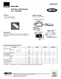 Datasheet EKIN2-420X manufacturer M/A-COM
