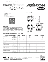 Datasheet ELDC-12 manufacturer M/A-COM
