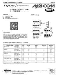 Datasheet ELDC-14 manufacturer M/A-COM