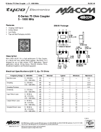 Datasheet ELDC-16 manufacturer M/A-COM