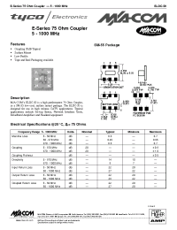 Datasheet ELDC-20 manufacturer M/A-COM
