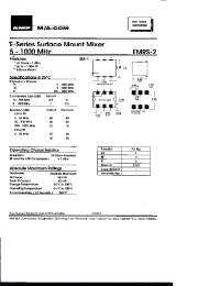Datasheet EMRS-2 manufacturer M/A-COM