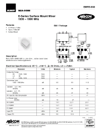 Datasheet EMRS-6X8 manufacturer M/A-COM