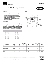Datasheet FR42-0003 manufacturer M/A-COM