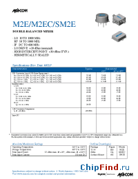 Datasheet M2E manufacturer M/A-COM