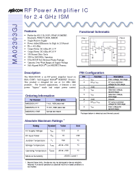 Datasheet MA02303GJ-R7 manufacturer M/A-COM