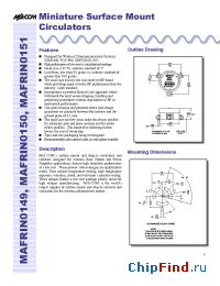 Datasheet MAFRIN0150 manufacturer M/A-COM
