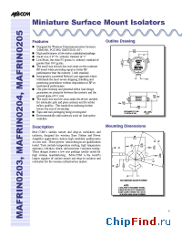 Datasheet MAFRIN0204 manufacturer M/A-COM