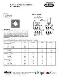 Datasheet MAMXES0041 manufacturer M/A-COM