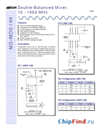 Datasheet MD-149 manufacturer M/A-COM