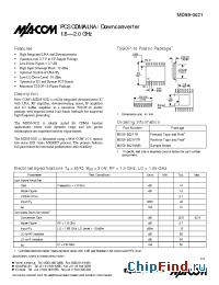 Datasheet MD59-0021RTR manufacturer M/A-COM