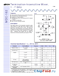 Datasheet MDC-162 manufacturer M/A-COM