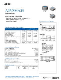 Datasheet SMA35 manufacturer M/A-COM