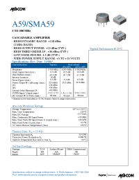 Datasheet SMA59 manufacturer M/A-COM