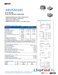 Datasheet SMA80 manufacturer M/A-COM