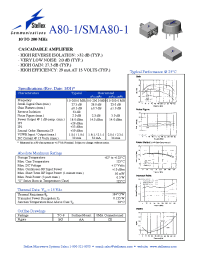Datasheet SMA80-1 manufacturer M/A-COM