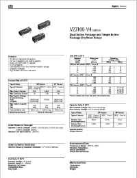 Datasheet V23100-V4005B001 manufacturer M/A-COM