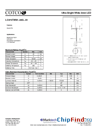 Datasheet LC374TWN1-65G-A1 manufacturer Marktech