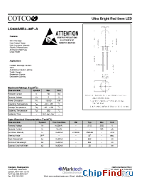 Datasheet LC503AHR2-30P-A manufacturer Marktech