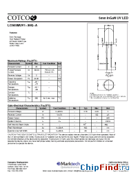 Datasheet LC503MUV1-30Q-A manufacturer Marktech