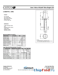 Datasheet LC503TYL1-30Q manufacturer Marktech