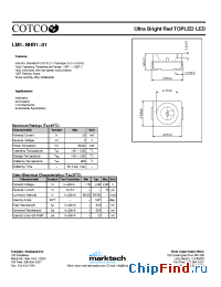 Datasheet LM1-NHR1-01 manufacturer Marktech