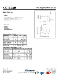 Datasheet LM1-THR1-01 manufacturer Marktech