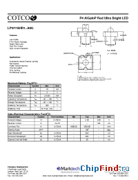 Datasheet LP377AHR1-A0G manufacturer Marktech