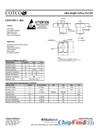 Datasheet LP377AYL1-40G manufacturer Marktech