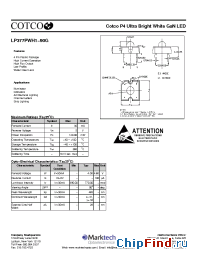 Datasheet LP377PWH1-90G manufacturer Marktech
