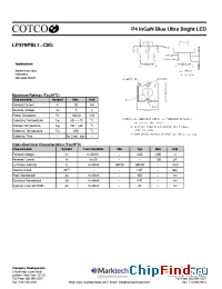 Datasheet LP379PBL1-C0G manufacturer Marktech