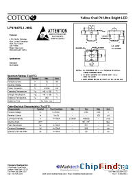 Datasheet LP476AYL1-90G manufacturer Marktech