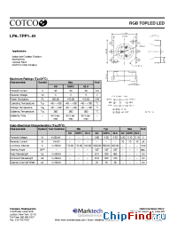 Datasheet LP6-TPP1-01 manufacturer Marktech