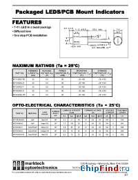Datasheet MT1164S3-RG manufacturer Marktech
