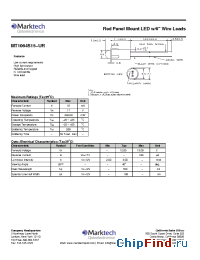 Datasheet MT1164S4-R manufacturer Marktech