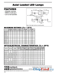 Datasheet MT1302A-RG manufacturer Marktech