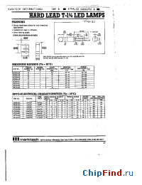 Datasheet MT140-HLR manufacturer Marktech