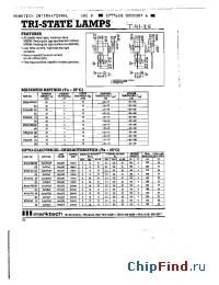 Datasheet MT205-HRG manufacturer Marktech