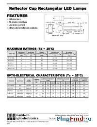 Datasheet MT2173-G manufacturer Marktech