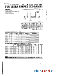 Datasheet MT330-UR manufacturer Marktech